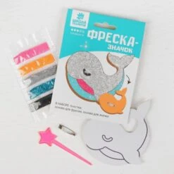 Baleine Blanche Paillettes Fresque Kit De BRICOLAGE, Fait à La Main De Paillettes Sac à Dos De Broch -Promos Creavea Boutique baleine blanche paillettes fresque kit de bricolage fait a la main de paillettes sac a dos de broch p 3