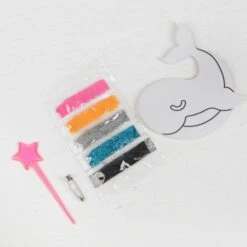 Baleine Blanche Paillettes Fresque Kit De BRICOLAGE, Fait à La Main De Paillettes Sac à Dos De Broch -Promos Creavea Boutique baleine blanche paillettes fresque kit de bricolage fait a la main de paillettes sac a dos de broch p 4