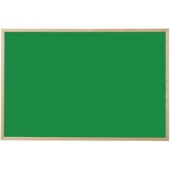 Bi-Office - Tableau Noir, Bois Naturel - 400 X 300 Mm - Vert