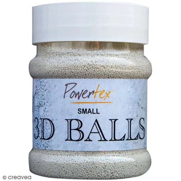 Billes 3D Powertex - Diamètre Petit - 230 Ml 1 Billes 3D Powertex - Diamètre Petit - 230 Ml