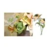Blanc Crème Fleurs En Papier Origami, Scrapbooking Facile Artisanat BRICOLAGE Kit De 5 Cinq Fleurs,