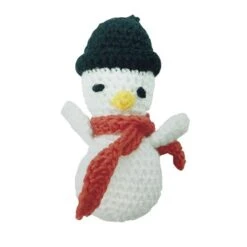 Blanc Noir Rouge Jaune Bonhomme De Neige Jouet Crochet Accroché à Tricoter Kit Amigurumi BRICOLAGE E
