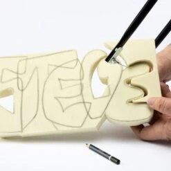 Bloc à Sculpter Et à Peindre - 30x15x2,5 Cm -Promos Creavea Boutique bloc a sculpter et a peindre 30x15x25 cm p 6