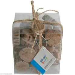 Bois Flotté Déco - Rondelles 2,5 à 6 Cm - 250 G