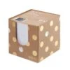 Boîte à Bloc-note "Pure Glam" 90 X 90 Mm - Brun - Herlitz