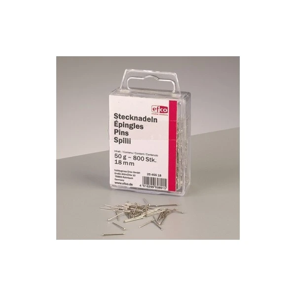 Boite De 50 Gr D'Epingles 18 Mm En Fer Nickelé Pour Paillettes - Sequins, Env. 800 Pièces 1 Boite De 50 Gr D'Epingles 18 Mm En Fer Nickelé Pour Paillettes - Sequins, Env. 800 Pièces