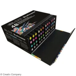 Boîte Feutres à Alcool ProMarker - Collection Des Essentiels - 48 Pcs