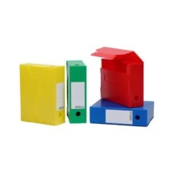 Boîtes D'archives, PP, 100 Mm, Coloris Assortis, 12 Pièces