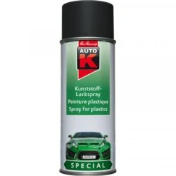 Bombe De Peinture Automobile Spécial Plastique Gris Anthracite Auto-K
