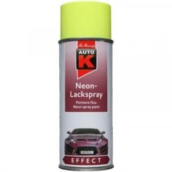 Bombe De Peinture - Carrosserie - Jaune Fluo - 400ml - Auto-K