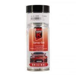 Bombe De Peinture Pour Carrosserie - Peugeot - 1000 Noir - 150 Ml - Auto K