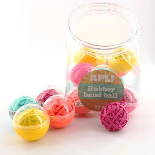 Bracelets Caoutchouc Élastique En Boule Apli 17525 1 Bracelets Caoutchouc Élastique En Boule Apli 17525