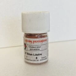 Brun Loutre 27, Peinture Porcelaine Vitrifiable SCHJERNING