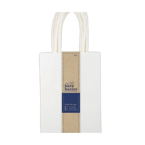 Cadeau De Papier De Sac De Petits - Blanc (5pcs), Sac De Marchandises, Sac De Faveur, Sac Personnali 1 Cadeau De Papier De Sac De Petits - Blanc (5pcs), Sac De Marchandises, Sac De Faveur, Sac Personnali