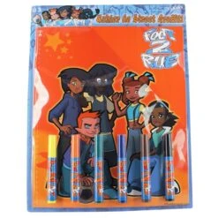 Cahier Coloriage Foot De Rue Maxi Format + 6 Marqueurs