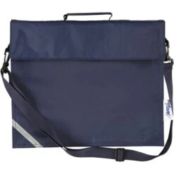 Creativ Company Cartable, Dim. 36x31 Cm, Prof. 6 Cm, 1 Pièce, Bleu Foncé