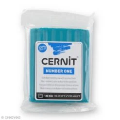 Cernit - Number One - Bleu Canard - 56 G
