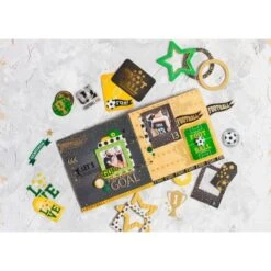 Champions Façon De Football Attaches Parisiennes Ensemble, Scrapbooking Embellissement, Le Bricolage -Promos Creavea Boutique champions facon de football attaches parisiennes ensemble scrapbooking embellissement le bricolage p 4