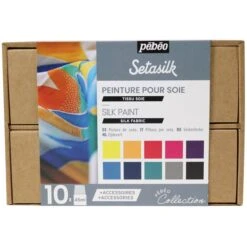 Pebeo Coffret Collection Pébéo - Peinture Sur Soie