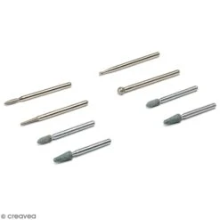 Dremel Coffret D'accessoires Gravure Sur Verre - 8 Pcs