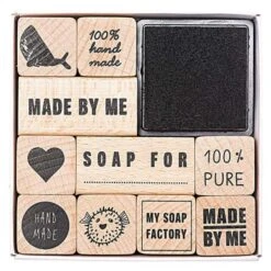 Coffret De Tampons Pour Savons 100% Authentique