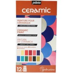 Pebeo Coffret D'Exploration Pébéo - Peinture Céramic - 12 X 20 Ml
