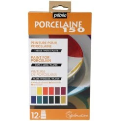 Pebeo Coffret D'Exploration Pébéo - Peinture Sur Porcelaine - N°1 - 12 X 20 Ml