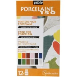 Pebeo Coffret D'Exploration Pébéo - Peinture Sur Porcelaine - N°2 - 12 X 20 Ml