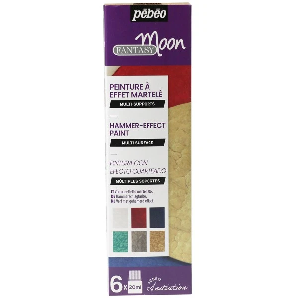 Pebeo Coffret D'initiation Pébéo - Peinture Fantasy Moon - 6 X 20 Ml 1 Pebeo Coffret D'initiation Pébéo - Peinture Fantasy Moon - 6 X 20 Ml