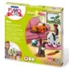Coffret Fimo Kids, Animaux, 4 Pains à Modeler Et Accessoires, Kit Créatif Enfant