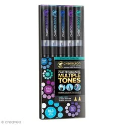 Coffret Marqueurs Chameleon - Cool - 5 Feutres