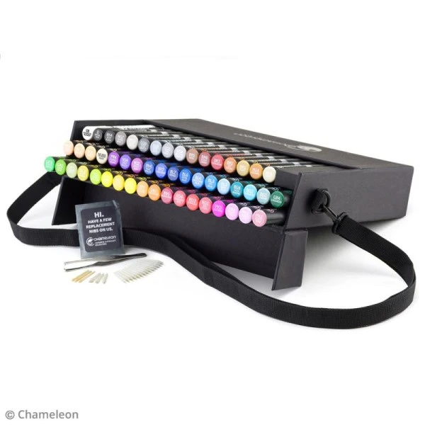 Coffret Marqueurs Chameleon - Super Set - 52 Feutres + Accessoires 2 Coffret Marqueurs Chameleon - Super Set - 52 Feutres + Accessoires – Image 2