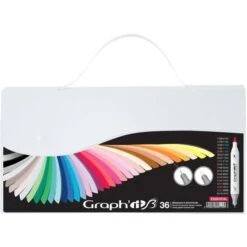 Coffret Marqueurs Graph'it Brush & Extra Fine - Essential - 36 Pcs