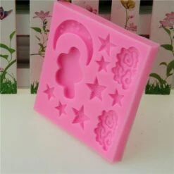 De Doux Rêves De La Nuit En Demi Lune, Les Étoiles De L'Air, De La 3D En Silicone De Chocolat Savon -Promos Creavea Boutique de doux reves de la nuit en demi lune les etoiles de lair de la 3d en silicone de chocolat savon p 2