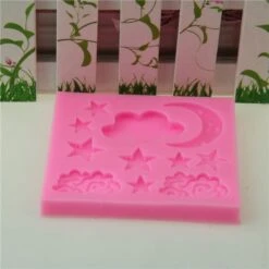 De Doux Rêves De La Nuit En Demi Lune, Les Étoiles De L'Air, De La 3D En Silicone De Chocolat Savon -Promos Creavea Boutique de doux reves de la nuit en demi lune les etoiles de lair de la 3d en silicone de chocolat savon p 3