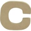 Décopatch - Lettre 3D "c", Papier Mâché, 85 X 85 Mm