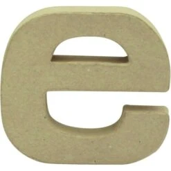 Décopatch - Lettre 3D "e", Papier Mâché, 90 X 85 Mm