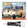 Découpoir à Biscuits En Inox Booh Halloween + Stylo Alimentaire Noir