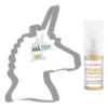 Découpoir à Pâtisserie Inox XXL Licorne + 1 Poudre Alimentaire Irisée Dorée