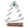 Découpoir à Pâtisserie Inox XXL Sapin + 1 Stylo Chocolat