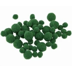 Des Pompons Vert 8-20mm (100pcs), Chambre à Coucher Décoration, Ballon Guirlande, Boule De Décoratio