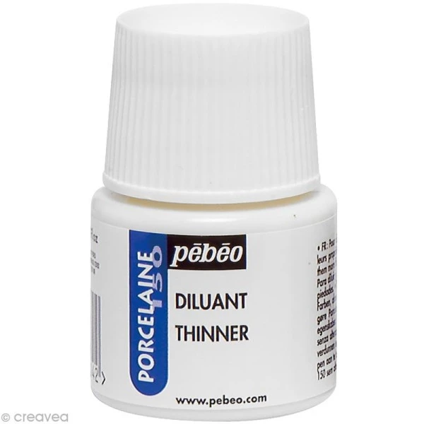 Pebeo Diluant Pour Peinture Porcelaine P150 - 45 Ml 1 Pebeo Diluant Pour Peinture Porcelaine P150 - 45 Ml