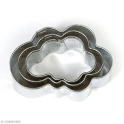 Emporte Pièce Inox Pour Modelage - Nuage - 3 Pcs