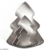 Emporte Pièce Inox Pour Modelage - Sapin De Noël - 3 Pcs