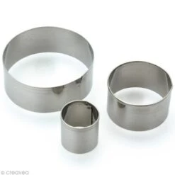 Emporte Pièce Inox Rond X 3