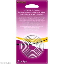 Emporte-pièces Circulaire En Métal - 6 Pcs
