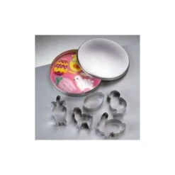 Emporte-pièces En Inox, 6 Motifs De Pâques, De 6 à 8 Cm