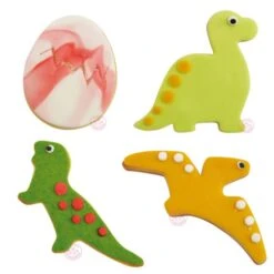 Emporte Pièces Inox - Dinosaures - 4 Pcs 3 Emporte Pièces Inox - Dinosaures - 4 Pcs -Promos Creavea Boutique emporte pieces inox dinosaures 4 pcs p 2