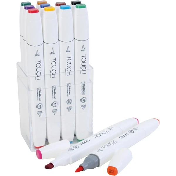 Creativ Company Encre D'artiste Touch Twin 12 Pcs/ 1 Pq. 1 Creativ Company Encre D'artiste Touch Twin 12 Pcs/ 1 Pq.