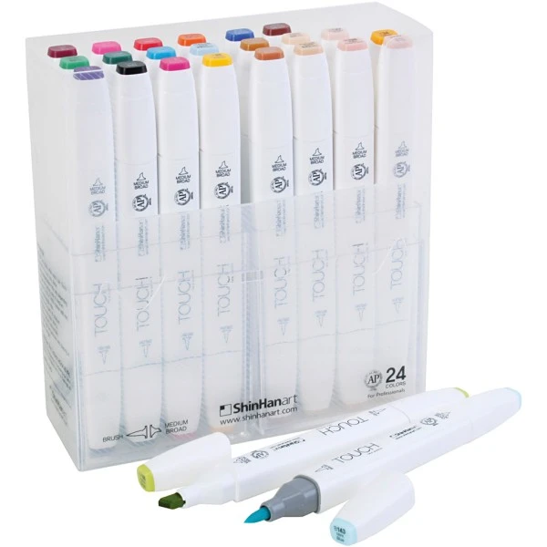 Creativ Company Encre D'artiste Touch Twin 24 Pcs/ 1 Pq. 1 Creativ Company Encre D'artiste Touch Twin 24 Pcs/ 1 Pq.